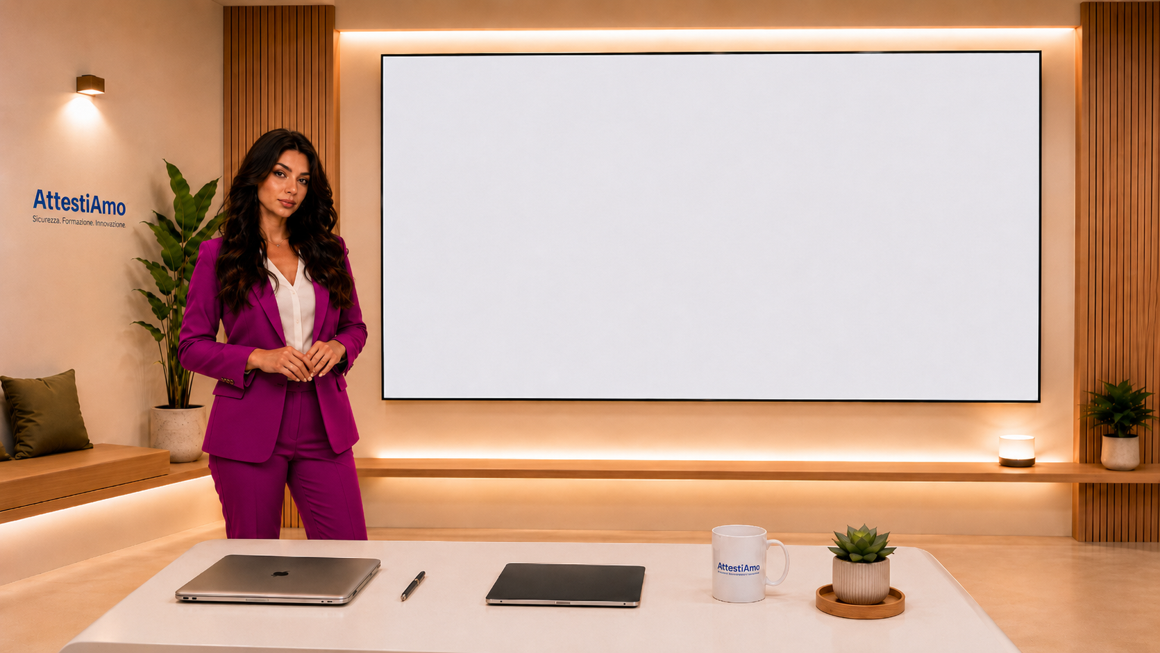 Assistente Elettra nello studio virtuale AttestiAmo