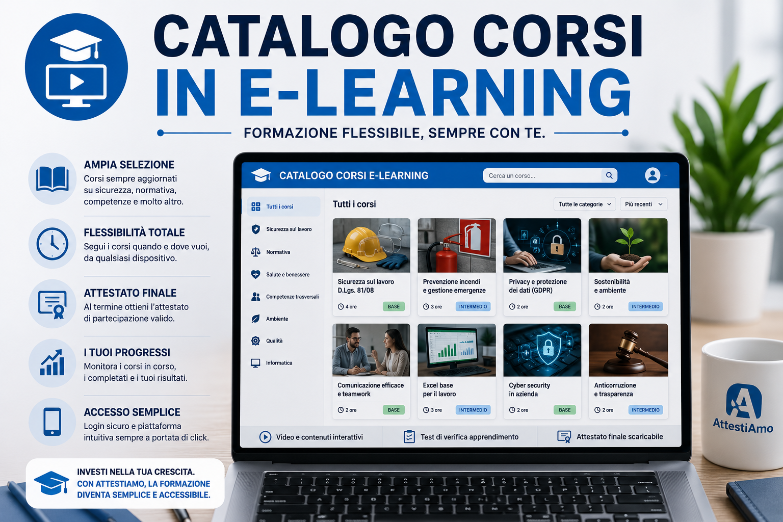Catalogo corsi in e-learning